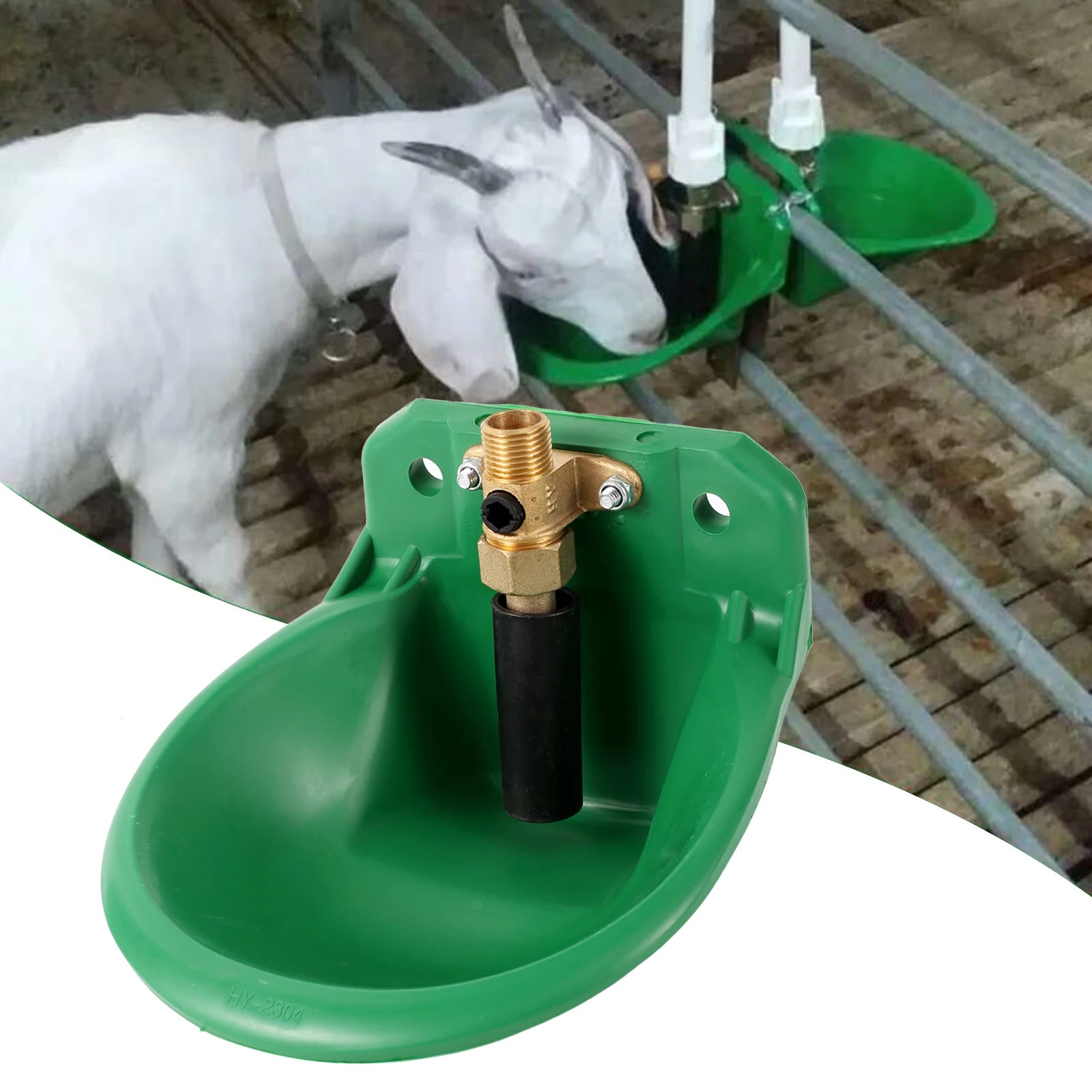 Sheep Goat Automatic Drinking Bowl Trough Goat Water Tank Sheep Drinker Sheep Feeder Professional Farm Supplies Farm Drinker 1Pc
