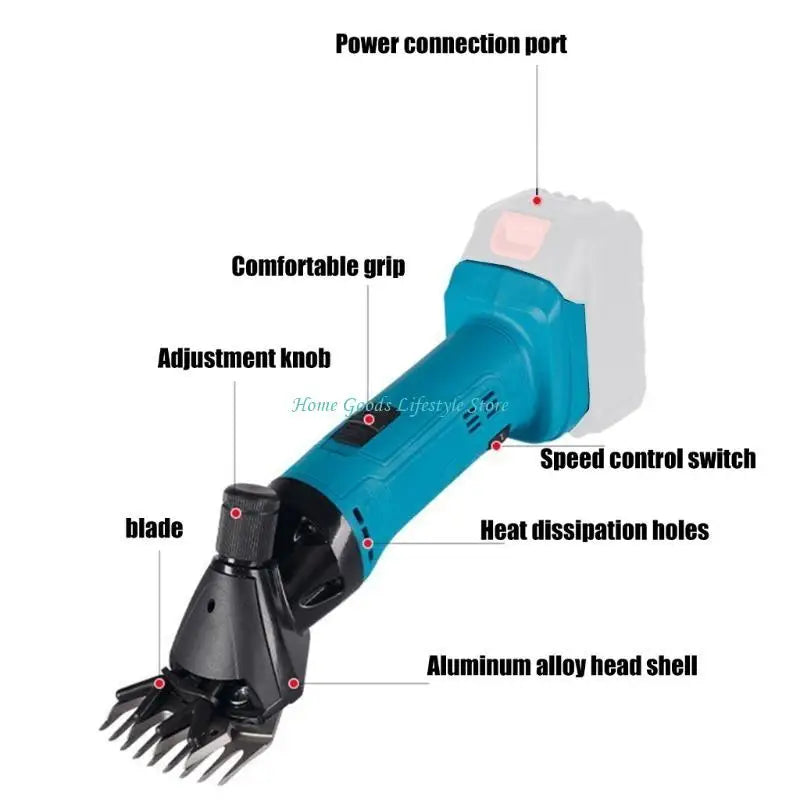 E74E Upgraded Sheep Shears Professional Electric Sheep Clippers, Farm Livestock Grooming Electric Shears for Pet Animal